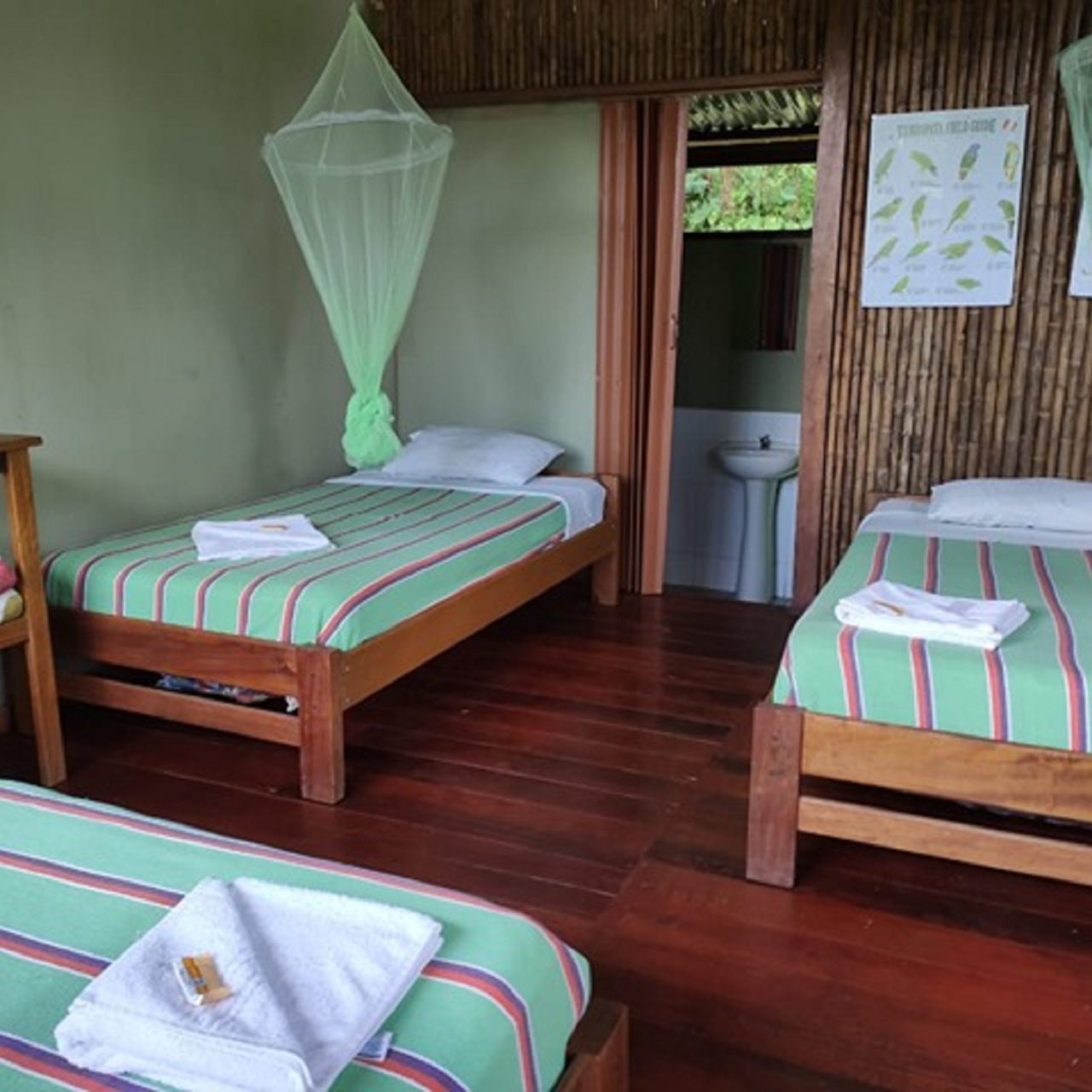 habitación triple Guadalupe Lodge